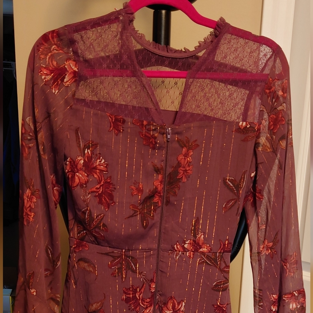 Jolt Maxi Dress with Flower Print